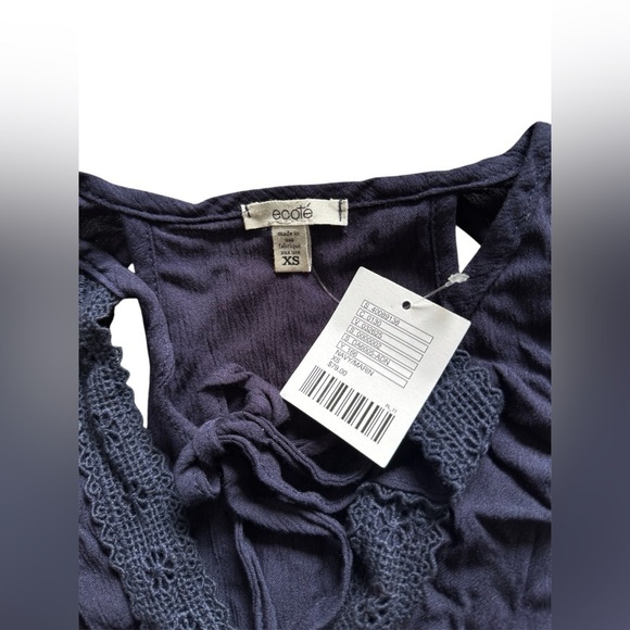 Urban Outfitters Ecote Crochet-Trim Bell-Sleeve
Mini Dress Size XS - Picture 5 of 5